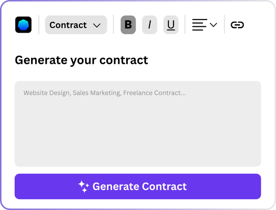 ai contract generator