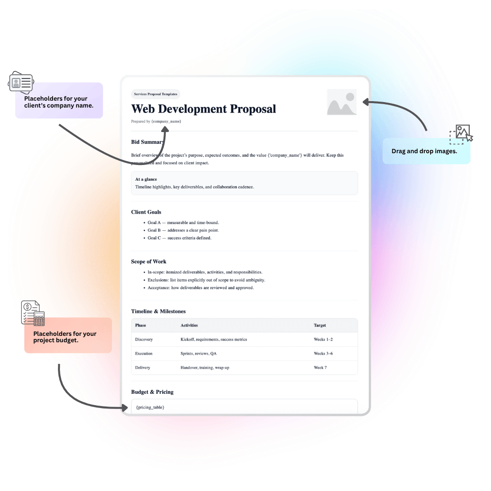 proposal template
